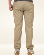Men’s Premium Linen Straight-Fit Pants – Khaki