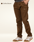 Men’s Premium Linen Straight-Fit Pants – Coffee Brown