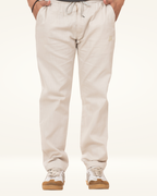 Men’s Premium Linen Straight-Fit Pants – Classic Off-White