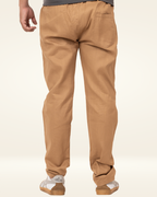 Men’s Premium Cotton Comfort-Fit Jogger Pants – Camel Brown